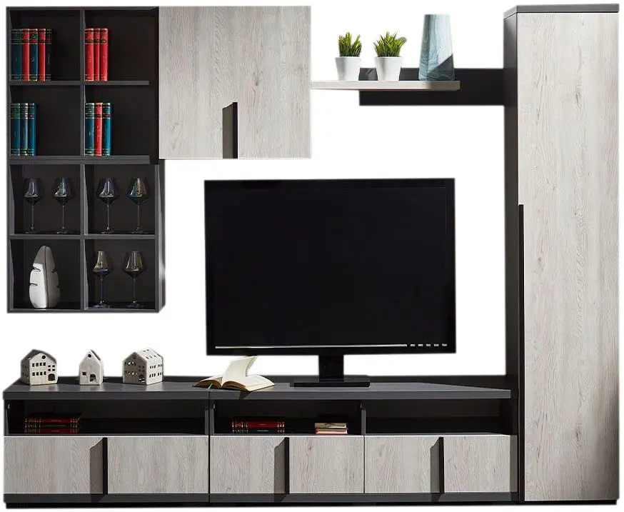 Гостиная Ambianta Duet 2.4м (Самоа Белый/Серый)