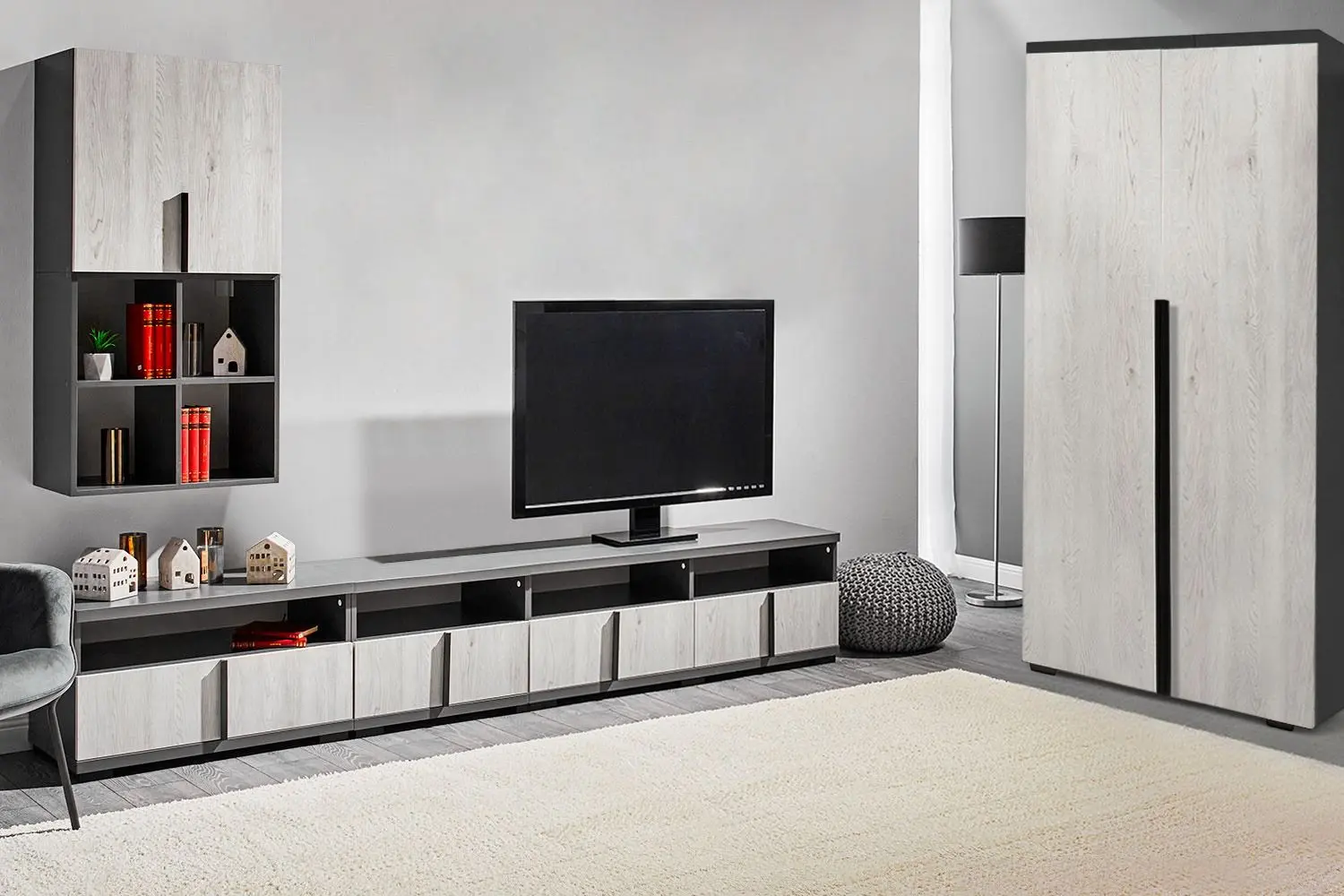 Living Ambianta Duet 3 3.25m (Samoa Alb/Gri)