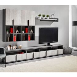 Гостиная Ambianta Duet 5 2.4м (Самоа Белый/Серый) Thumb