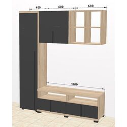 Living Ambianta Duet 8 1.6m (Bardolino/Gri) Thumb