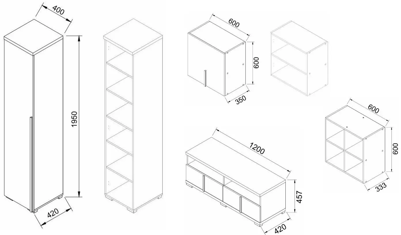 Living Ambianta Duet 8 1.6m (Bardolino/Gri)