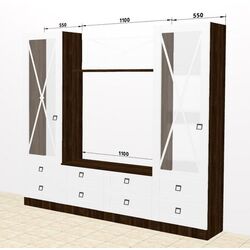 Гостиная Ambianta Eldorado 1 2.2м (Белый) Thumb