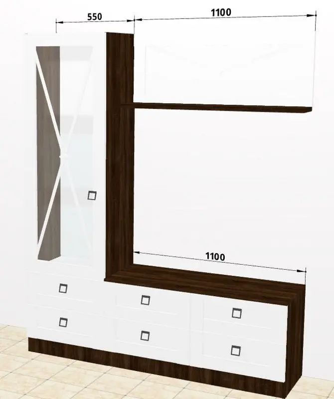 Living Ambianta Eldorado 3 1.65m (Alb)