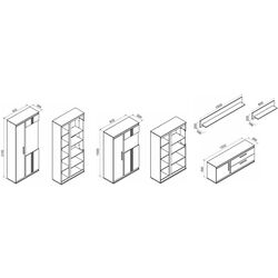 Гостиная Ambianta Florence II 3.36м (Катания/Фунго) Thumb