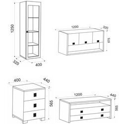 Living Ambianta Oscar 1 2.0m (Samoa Alb) Thumb