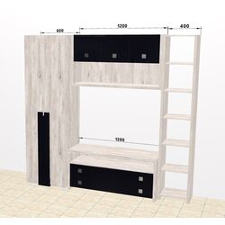 Гостиная Ambianta Oscar 2 2.2м (Самоа Белый) Thumb