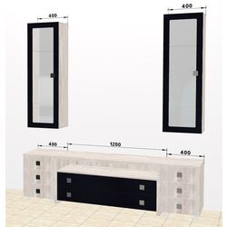 Гостиная Ambianta Oscar 3 2.0м (Самоа Белый) Thumb