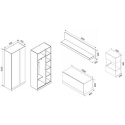 Living Ambianta Palermo 2 3.05m (Alb/Bardolino) Thumb