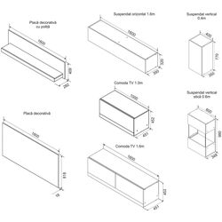 Living Ambianta Palermo 2.6m (Alb/Bardolino) Thumb