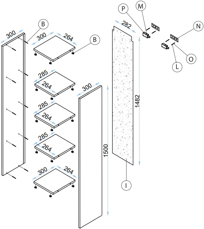 Living Arta Mobilei G01 AM112 (Sonoma Oak/Graphite)