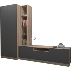 Гостиная Arta Mobilei G03 AM114 (Sonoma Oak/Graphite) Thumb