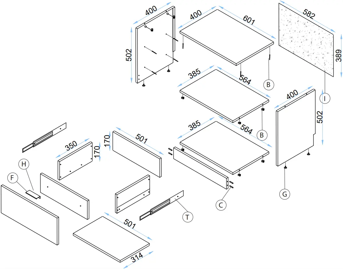 Гостиная Arta Mobilei G03 AM114 (Sonoma Oak/Graphite)
