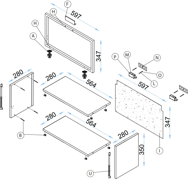 Гостиная Arta Mobilei G04 AM115 (Sonoma Oak/Graphite)