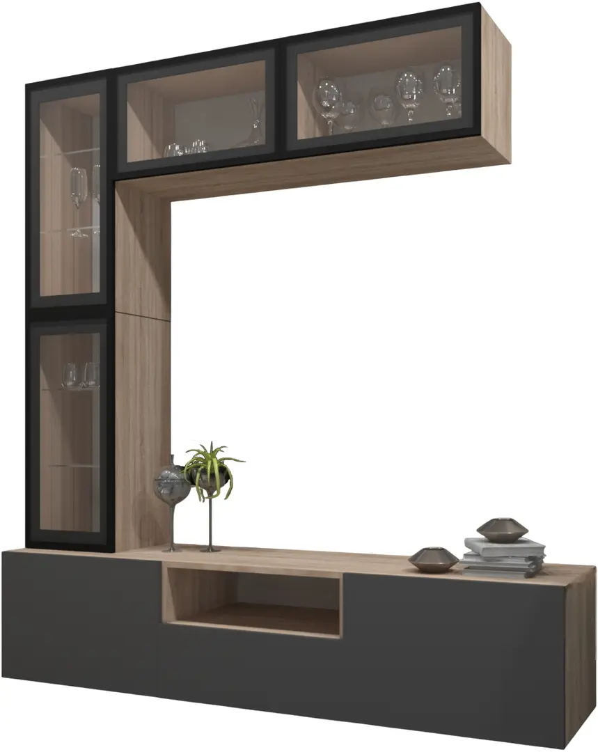 Living Arta Mobilei G05 AM116 (Sonoma Oak/Graphite)