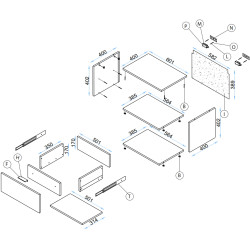 Living Arta Mobilei G05 AM116 (Sonoma Oak/Graphite) Thumb