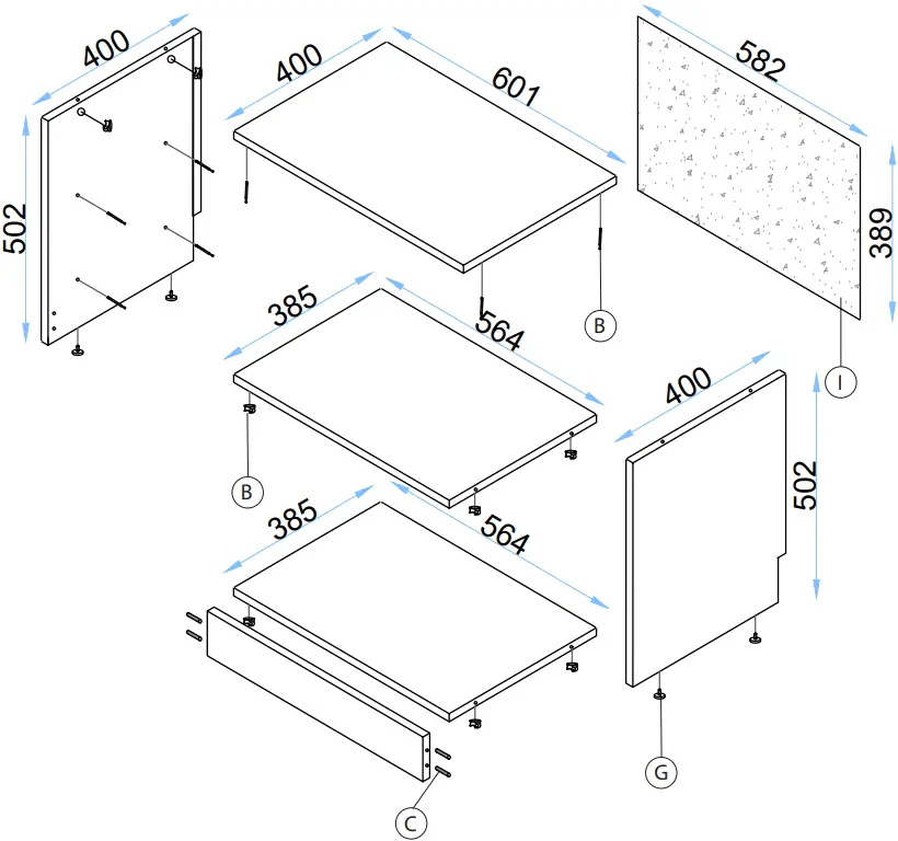 Гостиная Arta Mobilei G06 AM117 (Sonoma Oak/Graphite)