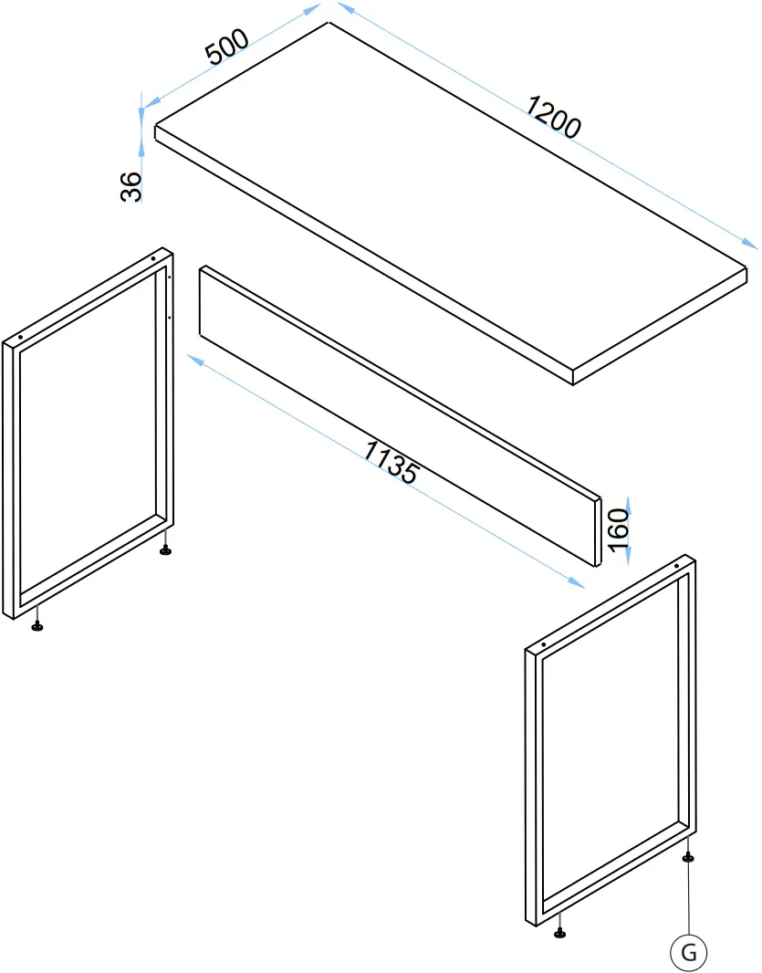 Гостиная Arta Mobilei G08 AM119 (Sonoma Oak/Graphite)