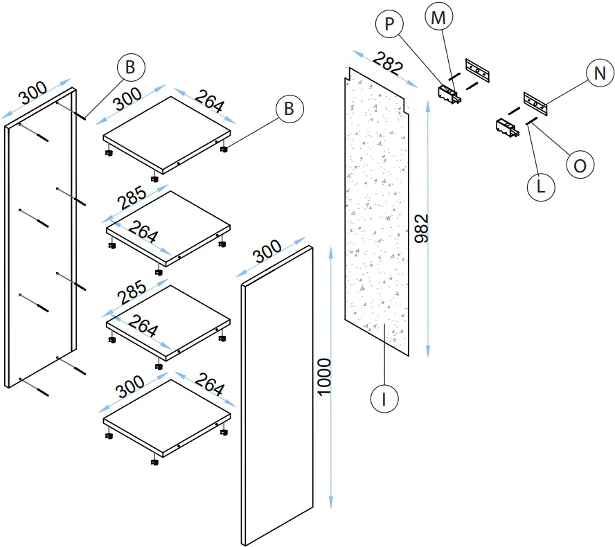 Гостиная Arta Mobilei G08 AM119 (Sonoma Oak/Graphite)