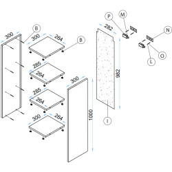 Living Arta Mobilei G09 AM120 (Sonoma Oak/Graphite) Thumb