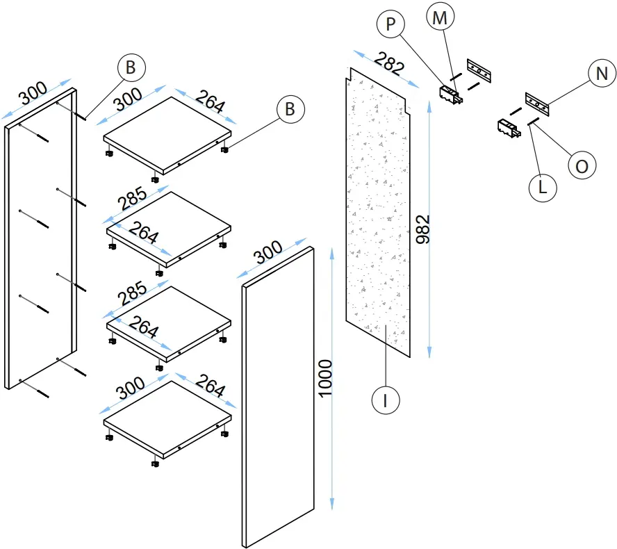 Living Arta Mobilei G09 AM120 (Sonoma Oak/Graphite)
