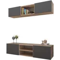 Living Arta Mobilei G10 AM121 (Sonoma Oak/Graphite) Thumb