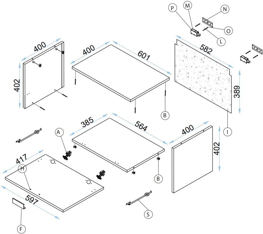 Living Arta Mobilei G10 AM121 (Sonoma Oak/Graphite)
