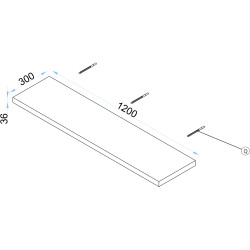Living Arta Mobilei G11 AM122 (Sonoma Oak/Graphite) Thumb