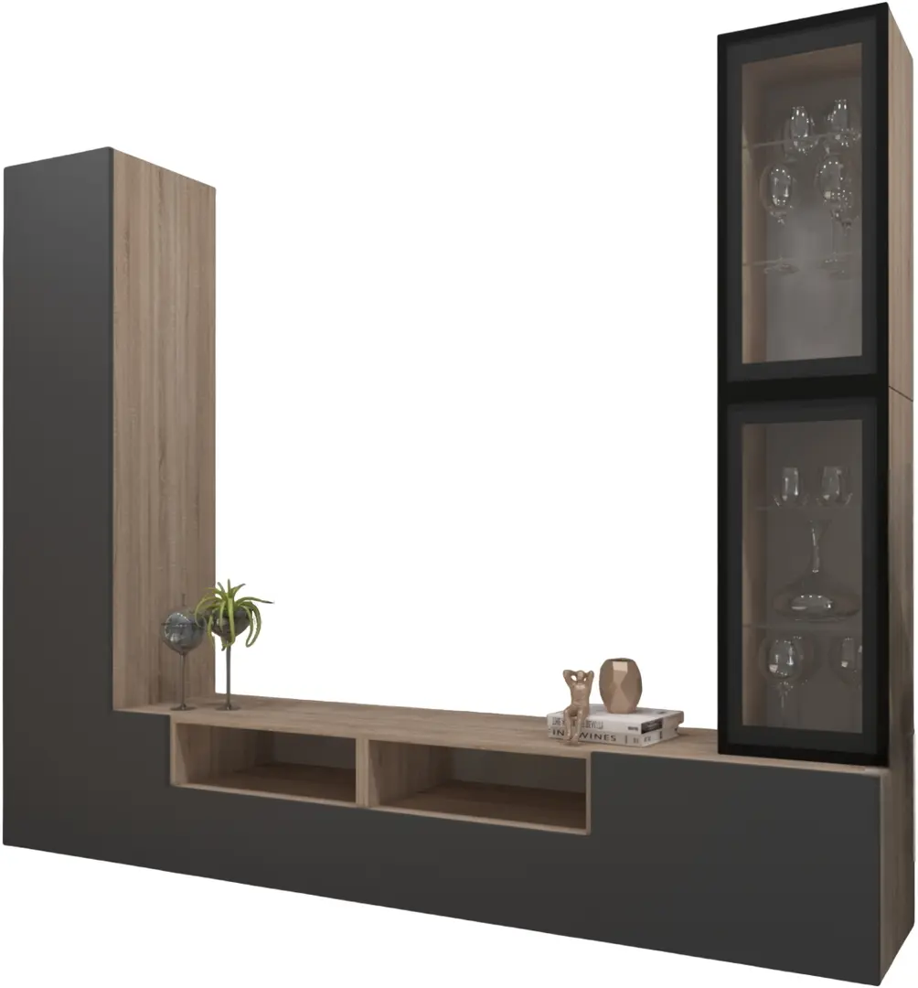 Living Arta Mobilei G12 AM123 (Sonoma Oak/Graphite)