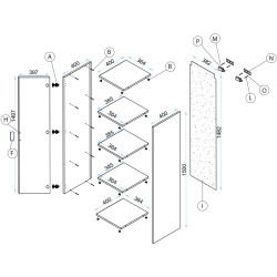 Living Arta Mobilei G12 AM123 (Sonoma Oak/Graphite) Thumb
