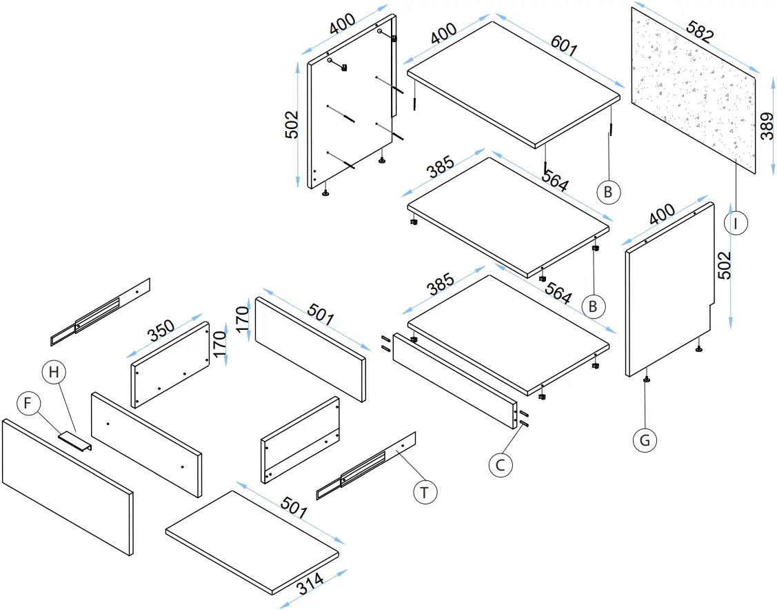 Living Arta Mobilei G13 AM124 (Sonoma Oak/Graphite)