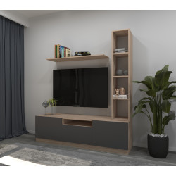 Living Arta Mobilei G13 AM124 (Sonoma Oak/Graphite) Thumb