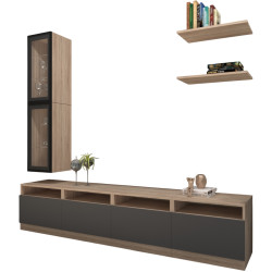 Living Arta Mobilei G14 AM125 (Sonoma Oak/Graphite) Thumb