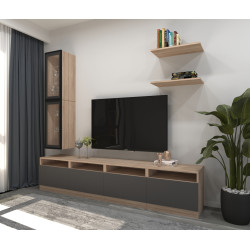 Living Arta Mobilei G14 AM125 (Sonoma Oak/Graphite) Thumb