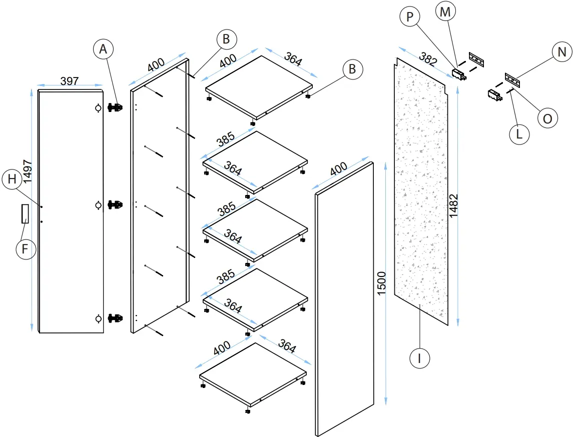 Living Arta Mobilei G15 AM126 (Sonoma Oak/Graphite)