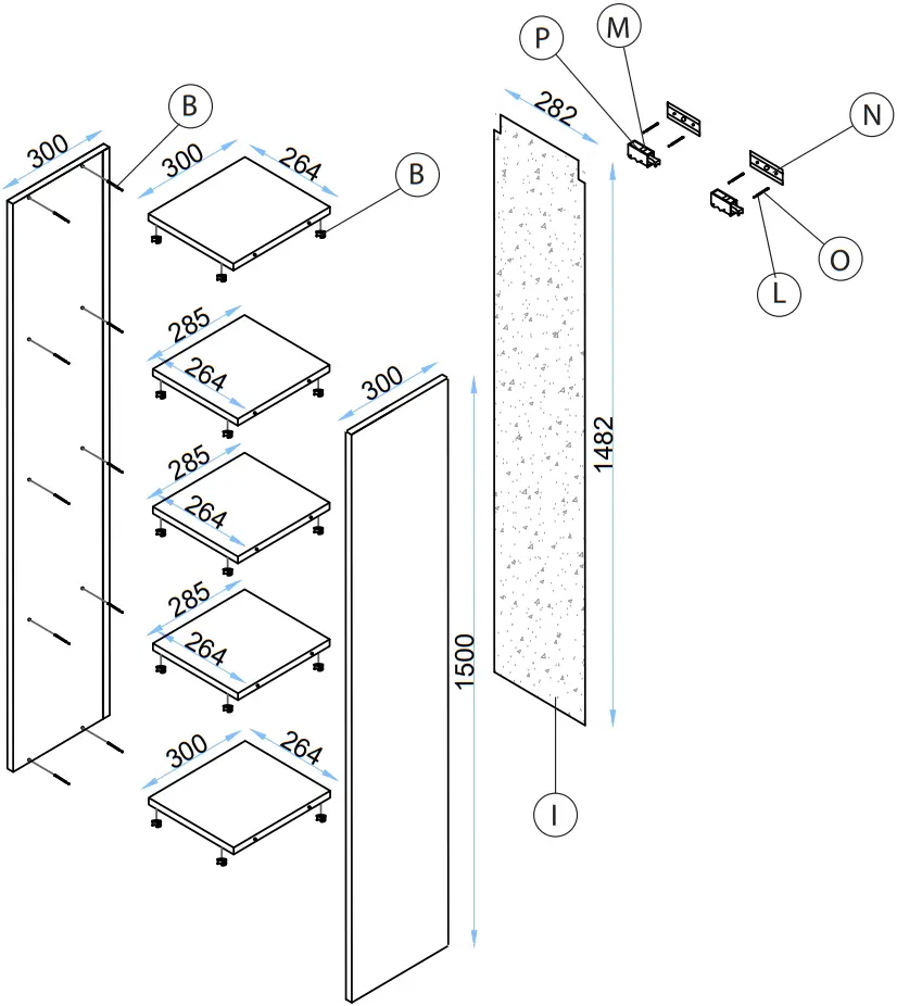 Living Arta Mobilei G15 AM126 (Sonoma Oak/Graphite)