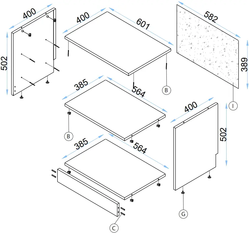 Living Arta Mobilei G17 AM128 (Sonoma Oak/Graphite)