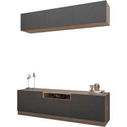 Гостиная Arta Mobilei G18 AM129 (Sonoma Oak/Graphite) Thumb