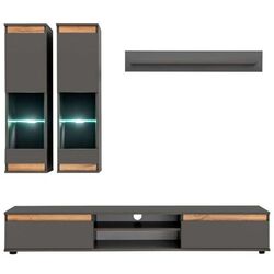 Living ASM Modo ANWT MD 1.7m (Anthracite/Wotan Oak) Thumb