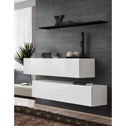 Living ASM Switch II WWS SW SB2 1.3m (White Gloss/White Matt/Black Matt) Thumb