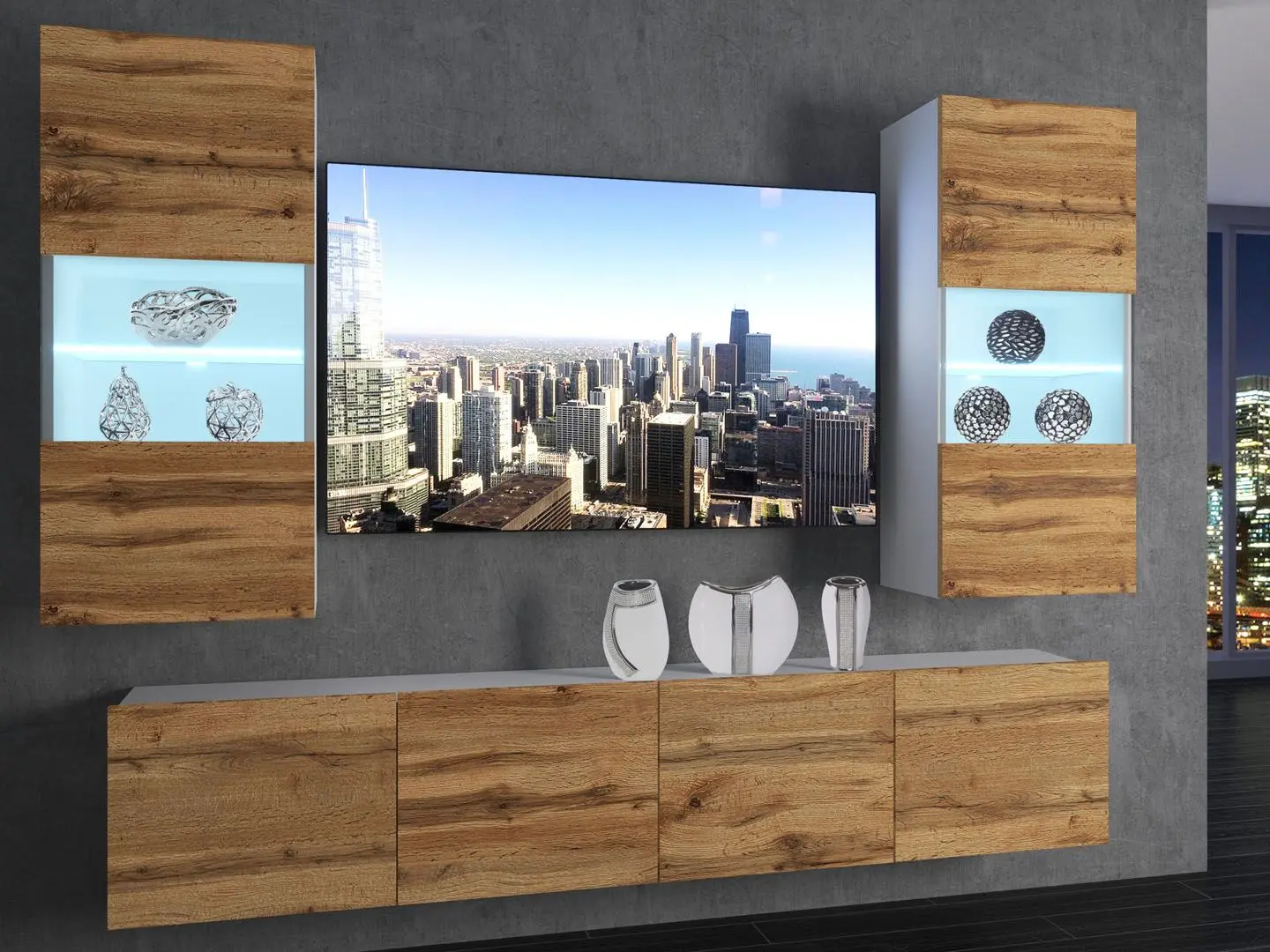 Living Belini Imperium IMP 7/5/W/DW/0/0 2.0m (Wotan Oak)