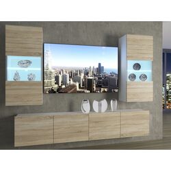 Гостиная Belini Imperium IMP 7/5/W/DS/0/0 2.0m (Sonoma Oak) Thumb