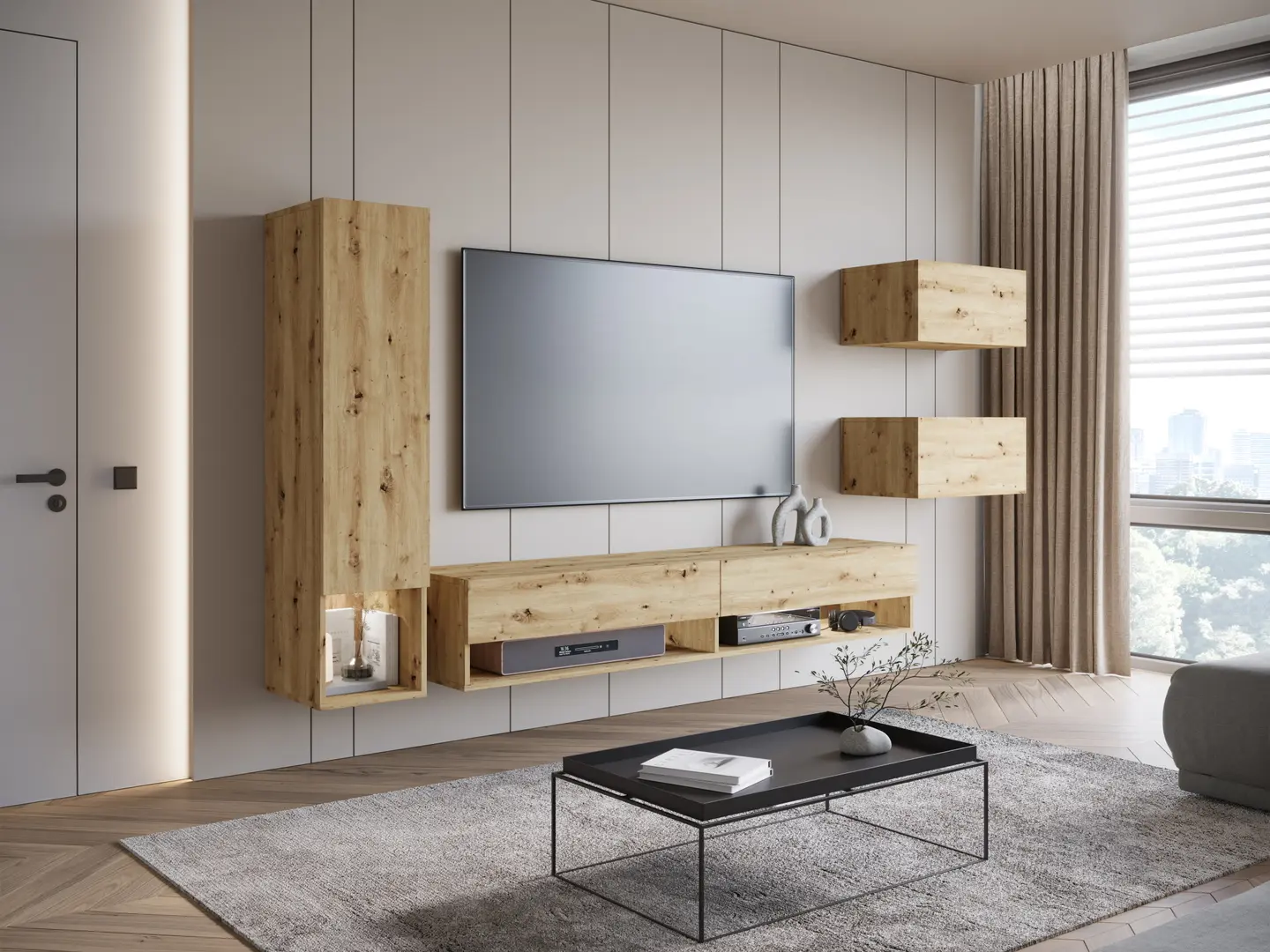 Гостиная Bratex Amadeo (Artisan Oak)