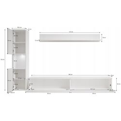 Living Bratex Paris (Matera/White Gloss) Thumb