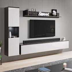 Living Bratex Paris (Matera/White Gloss)