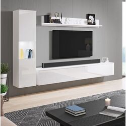 Living Bratex Paris (White/White Gloss) Thumb