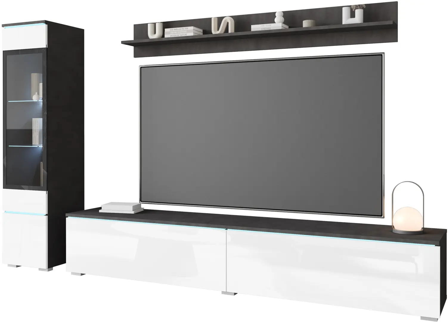 Living Bratex Vera I (Matera/White Gloss)