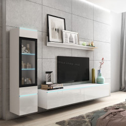 Living Bratex Vera I (White/White Gloss)