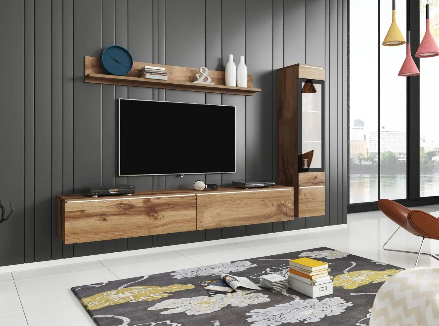 Гостиная Bratex Vera I (Wotan Oak)