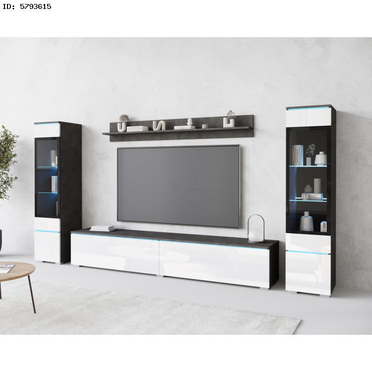 Гостиная Bratex Vera II (Matera/White Gloss)