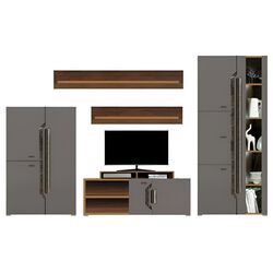 Гостиная Fadome Davos A (Dark Walnut/Gray Gloss) Thumb